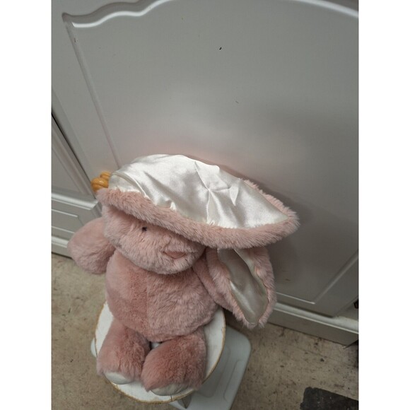 Spark Create Imagine Pink Bunny Rabbit Plush Stuffed Animal Toy Rattle Easter - Picture 2 of 5